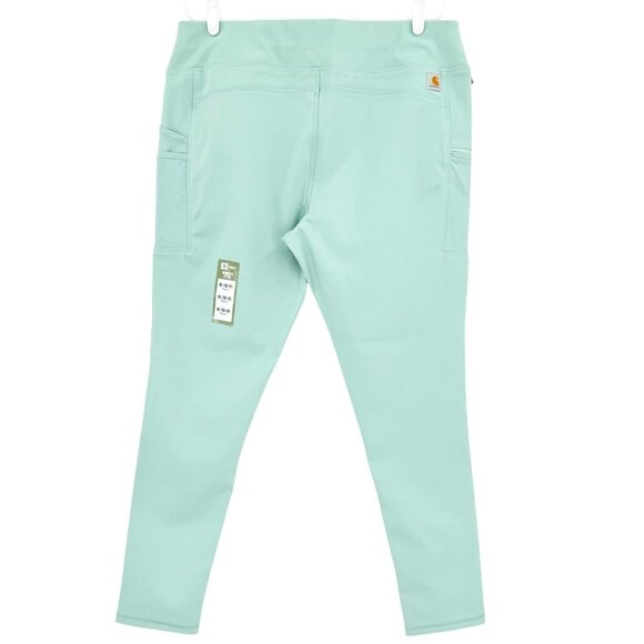 Carhartt Womens Force Fitted Lightweight Green Utility Legging Sz XL (16-18) NWT - Picture 2 of 12